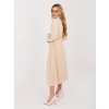 Dámske košeľové šaty Cula béžové (Farba béžová, Veľkosť S/M)