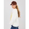 Dámska mikina What biela (Farba maslová, Veľkosť univerzálna)