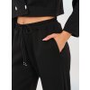 Dámsky nohavicový komplet Elen čierny (Farba čierna, Veľkosť univerzálna)