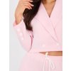 Dámsky nohavicový komplet Elen ružový (Farba bledá ružová, Veľkosť univerzálna)
