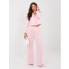 Dámsky nohavicový komplet Elen ružový- elegantný dvojdielny komplet na každý deň