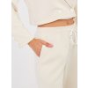 Dámsky nohavicový komplet Elen svetlobéžový (Farba bledá béžová, Veľkosť univerzálna)