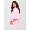 Dámska rifľová bunda Boba ružová (Farba bledá ružová, Veľkosť univerzálna)
