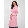 Dámsky prechodný kabát Kony ružový (Farba bledá ružová, Veľkosť univerzálna)