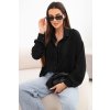 dámska elegantná blúzka s volánmi Ferda čierna
