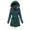 5021 3 damska zimna bunda parka s kozusinou 3681 zelena