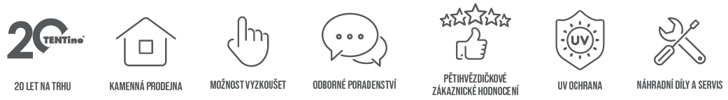 Pasek z ikoną Tentino dla sklepu