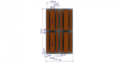  Párty stan 3x4,5 m 