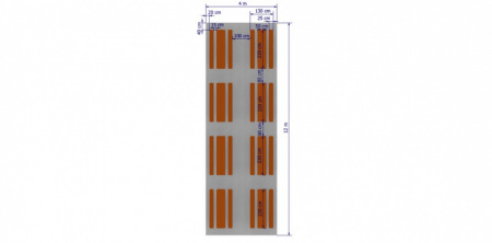  Párty stan 4x12 m