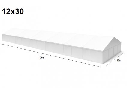 Velkokapacitní párty stan 12x30 m