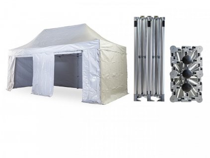 Nůžkový párty stan 3x6 m TENTino BH EXTREME PVC