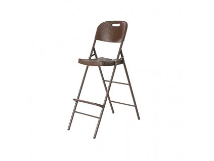 Vysoká barová židle - IMITACE RATANU