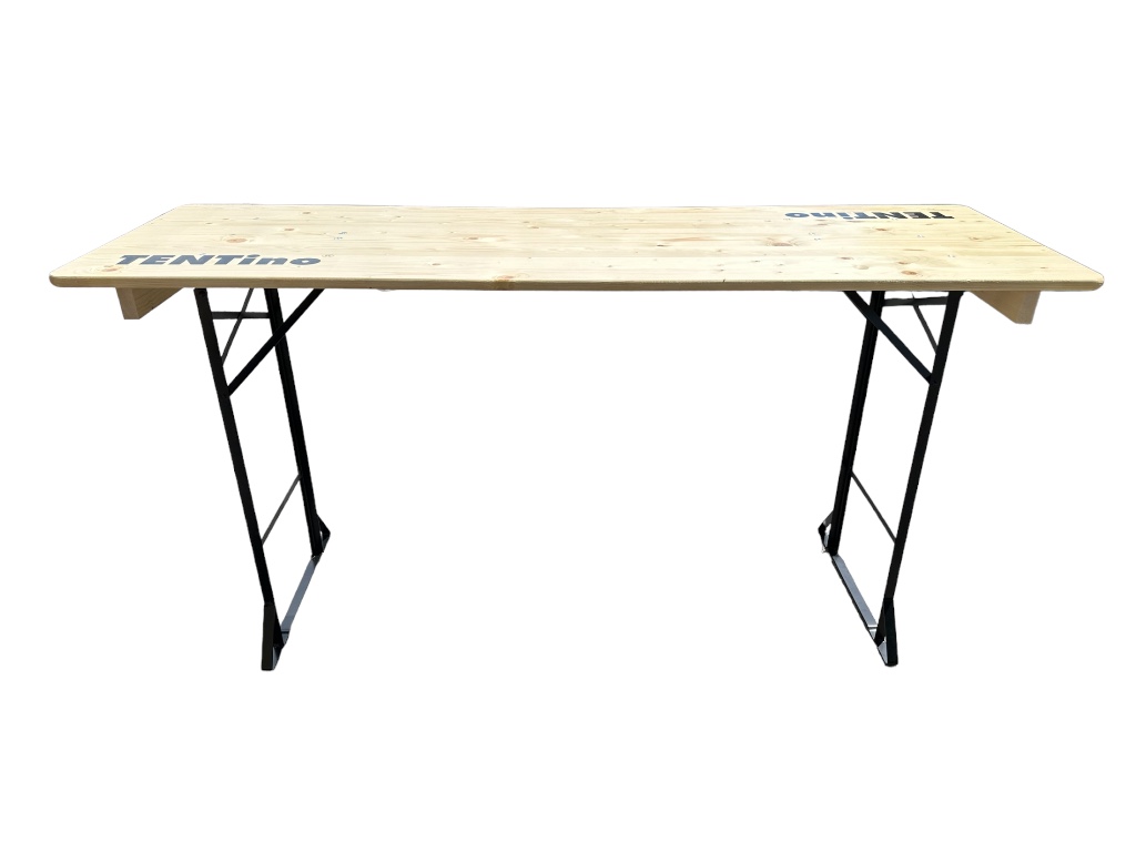 Skládací barový stůl 220x70 cm (výška 110 cm) Barva stolu: SVĚTLÝ