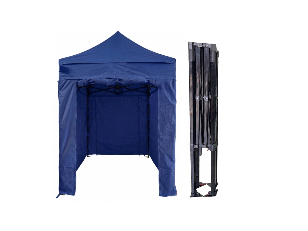 Nůžkový párty stan 2x2 m STEEL HEXAGON Barva opláštění (Zvolte variantu): 8A - MODRÁ