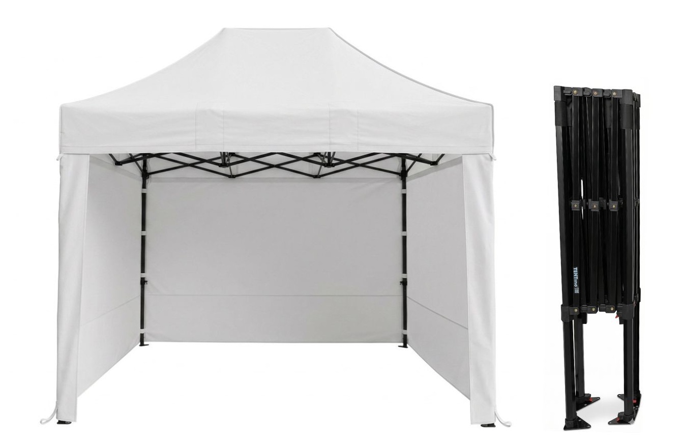 Nůžkový párty stan 2x3 m STEEL HEXAGON Barva opláštění (Zvolte variantu): 1A - BÍLÁ