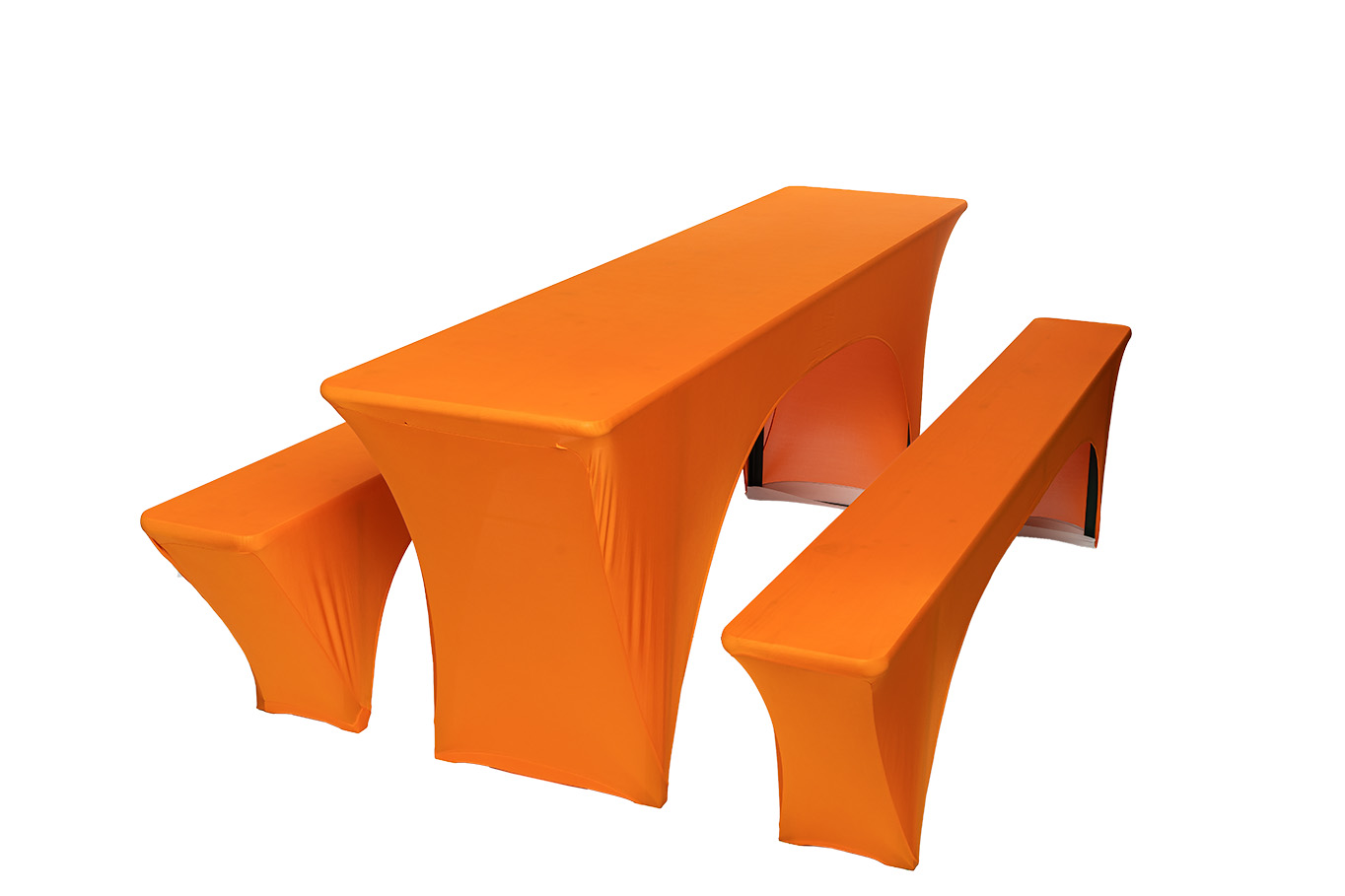 TENTino Elastický potah STANDARD na pivní set 220x50 - 220x70 cm Barva ubrusu: ORANŽOVÁ / ORANGE