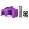 TENTino nůžkový párty stan 4x6.4nohy BIG HEXAGON fialový