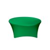 elastický ubrus na kulatý stůl zelený