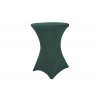 TENTino elastický ubrus potah na bistro stůl tmavě zelená