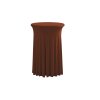 hnědý ubrus skirting na stand up bistro stolek