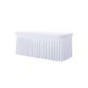 Elastický potah SKIRTING na skládací stůl 180-183x76 cm VÍCE BAREV