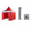 párty stan 3x3 PVC červený