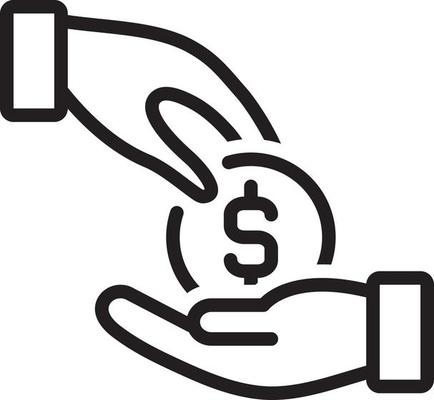 line-icon-for-give-money-vector