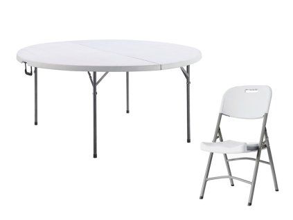 set skládací stůl + židle