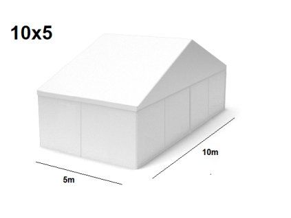 Velkokapacitní párty stan 10x5 m
