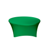 elastický ubrus na kulatý stůl zelený