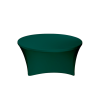 elastický ubrus na kulatý stůl tmavě zelený
