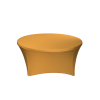 elastický ubrus na kulatý stůl zlatý