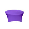 elastický ubrus na kulatý stůl fialový