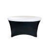 Elastická čepice na kulatý stůl 180 bílá