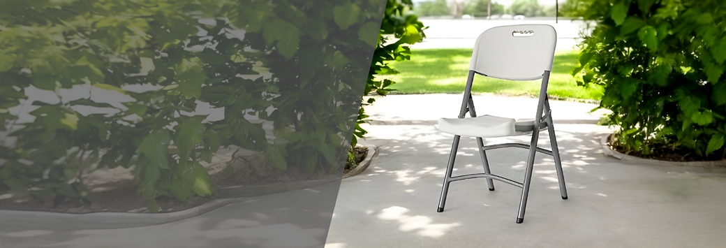 Lehká odolná skládací židle