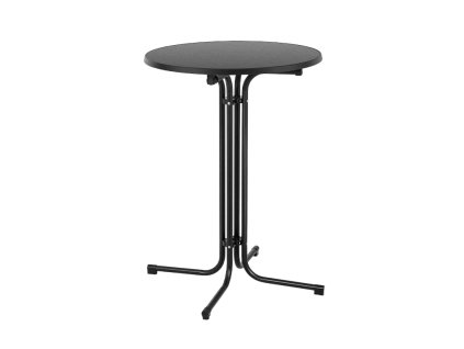 elegáns koktélos bisztróasztal fekete színben