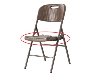 1706 nahradni podsedak ke skladaci zidli imitace ratanu