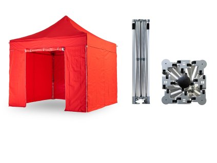 TENTINÓ ollós partisátor 4x4 BIG HEXAGON piros