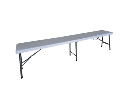 fehér műanyag összecsukható pad 180 cm