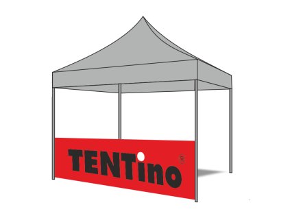 6 m-es féloldalsáv nyomtatott mintával + 2 db 3 m-es távcső (Napellenzők, féloldalas - Markolatok behelyezve BIG HEXAGON/BH EXTREME/PVC/GABLED, Poliészter súly 230 g/m2)