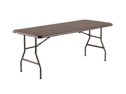 3041 skladaci stul imitace ratanu 152x70 cm puleny