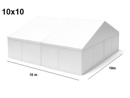 Nagy kapacitású partisátor 10x10 m (PPS ÁLLAPOT BAZAROVÝ)