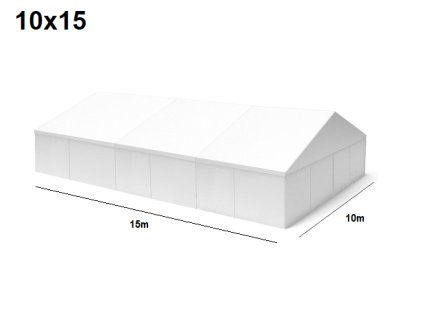 Nagy kapacitású partisátor 10x15 m