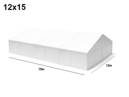 Nagy kapacitású partisátor 12x15 m (PPS ÁLLAPOT BAZAROVÝ)