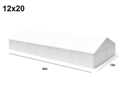 Nagy kapacitású partisátor 12x20 m (PPS ÁLLAPOT BAZAROVÝ)