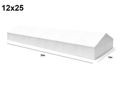 Nagy kapacitású partisátor 12x25 m (PPS ÁLLAPOT BAZAROVÝ)