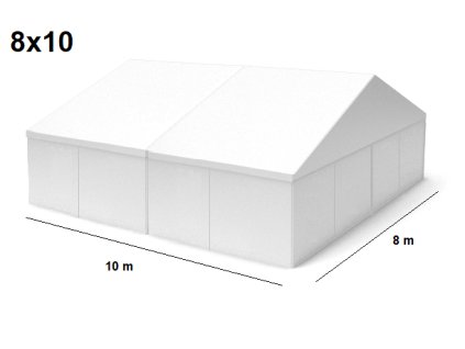 Nagy kapacitású partisátor 8x10 m (PPS ÁLLAPOT BAZAROVÝ)