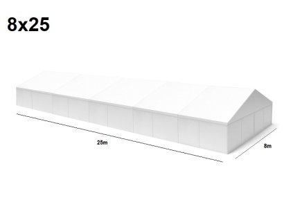 Nagy kapacitású partisátor 8x25 m (PPS ÁLLAPOT BAZAROVÝ)