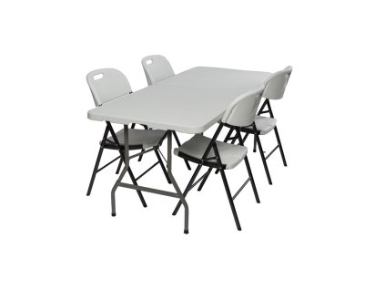 Összecsukható kerti asztal és székek szett TENTINO