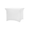 Stretch terítőhuzat négyzet alakú asztalhoz 87x87 fehér